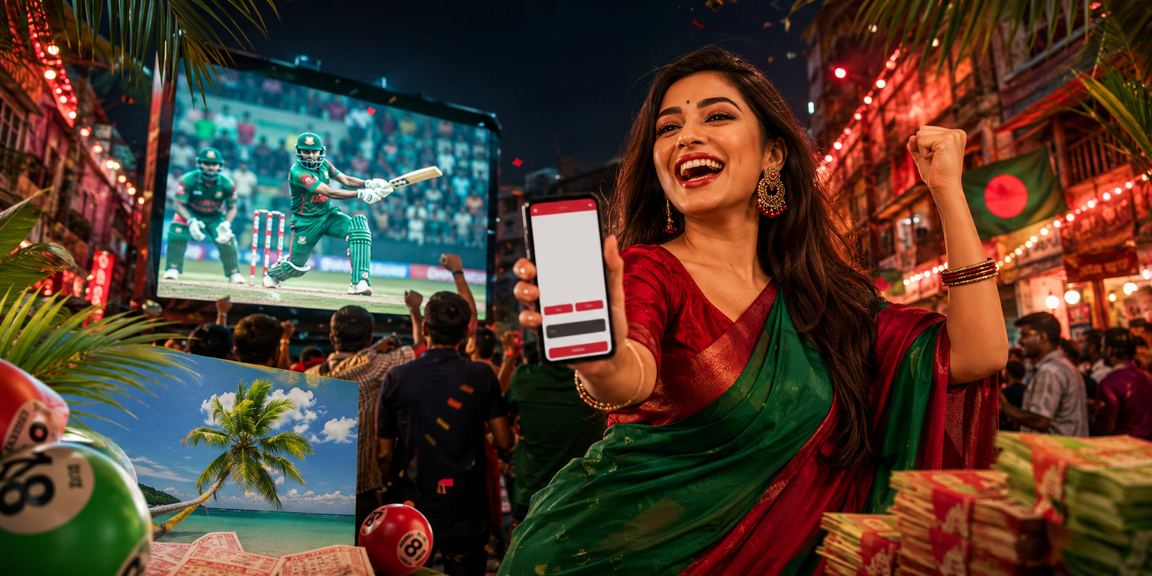 নারায়ণগঞ্জে লাল-সবুজ পতাকা নিয়ে dpboss ক্রিকেট বেটিং